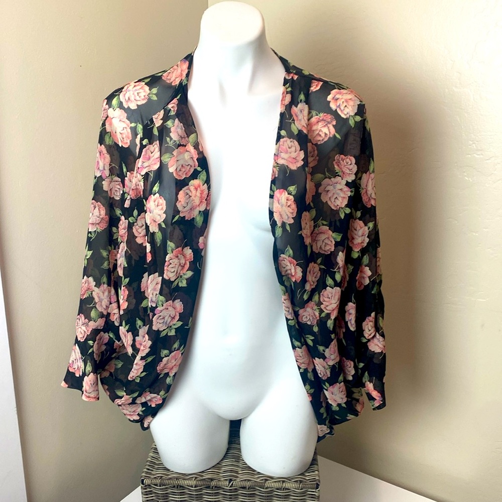 Floral Kimono Coverall